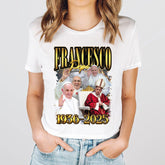 Pope Francis Memorial Shirt, RIP Pope Francis Shirt, Retro Bootleg Catholic Youth Shirt, Memory Christian Gift Shirt, Vintage Pope Shirt