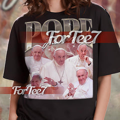 POPE FRANCIS Bootleg Tshirt, Pope Francis 90s Retro Tee, Pope Francis Vintage Sweatshirt, Pope Francis Hoodie, Religious Figure #Saf