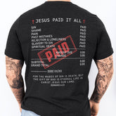 Jesus Paid It All T-shirts, Gift For Christians, Jesus Christ T-shirt, Christian T-Shirt, Religious Tee, Salvation Ticket Tee, Graphic Printed Tee