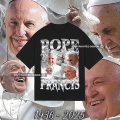 Pope Francis Vintage unisex t-shirt, Pope Francis rip shirt, Pope Francis bootleg t-shirt, Pope Francis, Rip Pope Francis, 90s bootleg