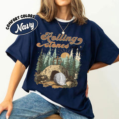 Comfort Colors Rolling Stones T-Shirt, Trendy Easter Clothing, Jesus Christ Shirt, Gift For Christian, Faith-Based Graphic Tee, Gift For Her