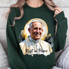 Pope Francis Tribute shirt - Rest In Peace 1936-2025, Pope Francis Memorial apparel, Pope Francis Smile, Pope Rip shirt