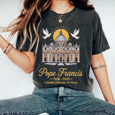 Pope Francis 1936�2025 Memorial Catholic Tribute Men Women Premium T-Shirt ,RIP Pope Francis Shirt, Faith Shirt