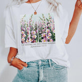 Comfort Colors His Mercies Are New Every Morning T-Shirt, Retro Flower Christian Shirt, Faith Based Clothing, Cozy Bible Verse Quotes Shirt