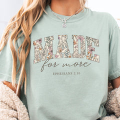 Bible verse Comfort Colors shirt, Cute Christian shirt for women