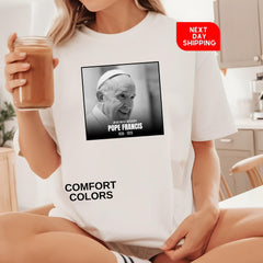Pope Francis 1936-2025 Comfort Colors, Rememberance Shirt, Rest In Peace Shirt, Papa Francis Tribute Shirt, RIP Papa Francis, Papa Francis