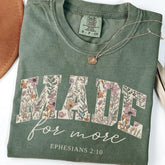 Bible verse Comfort Colors shirt, Cute Christian shirt for women