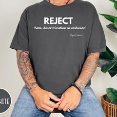 Comfort Colors� Pope Francis T-shirt, Pray For Pope Francis Vatican Catholic Tee, Liberal shirt, Religious Gift, Social Justice z32