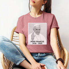 Pope Francis Shirt, RIP Pope Francis T-Shirt, Pray for Pope Francis Commemorative Shirt, Vatican Catholic Shirt, Christian Tee, Francis Tee