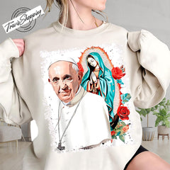 RIP Pope Francis Hoodie, 1936 2025 Sweatshirt, god Bless Pope Francis T-shirt