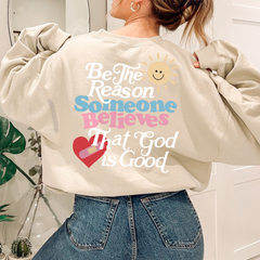 God Is Good-Jesus Sweatshirt Aesthetic Christian Hoodie Women's Religious Shirt Bible Verse Shirt Christian Gifts, Sweatshirt, Hoodie