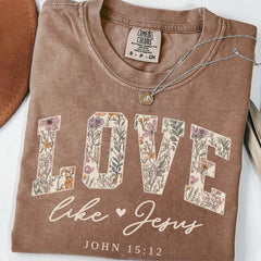 Bible verse Comfort Colors shirt, Cute Christian shirt for women