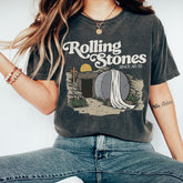 Easter Jesus Comfort Color Shirt, Rolling Stones He Is Risen Since AD33, Christian Resurrection Tomb, Christian Easter He is Risen Desi