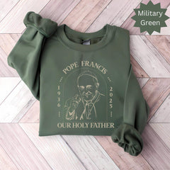 Pope Francis commemorative T Shirt Pope 1936 2025, Our Holy Father Shirt Catholic Faith Shirt Religious Graphic Tee, Inspirational