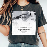 Pray For Pope Francis Shirt Rip Pope Francis T Shirt v2, In Loving Memory Tee, RIP Pope Shirt, Catholic Commemorative Top