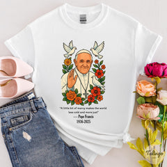 RIP Pope Francis Shirt, Pray for Pope, Vatican Catholic Shirt, Religious T-Shirt, Pope Francis Commemorative Shirt, Pope Francis Holy Father