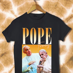 Pope Rap T-Shirt, 90s Shirt, Vintage Pope, Pope T-Shirt Y2K, Hip-Hop Inspired Tee