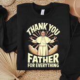 Thank You Father for Everything shirt, Pope Francis shirt, Catholic Tribute Shirt, Christian apparel, Holy Father Art, Pope Francis Die