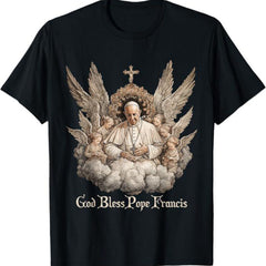 Thank You Father Pope Francis shirt, Memorial Tribute Tee 1936-2025, Catholic Christian Gift, Vatican Angel, RIP Pope Francis shirt