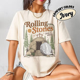 Rolling Stones shirt, He Is Risen, Easter Christian shirt, Funny Christian apparels