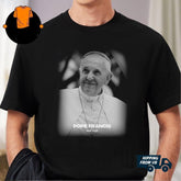 Pope Francis Comfort Colors Shirt, Religious T-Shirt, Francis 1936-2025 Shirt, Christian Women Men Tee, Rip Pope Francis Shirt