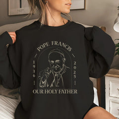Pope Francis commemorative T Shirt Pope 1936 2025, Our Holy Father Shirt Catholic Faith Shirt Religious Graphic Tee, Inspirational