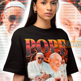 POPE FRANCIS Retro 90s Shirt, Pope Francis Homage, Pope Francis Fan merch, Pope Francis Gift, Pope Francis Sweatshirt, Pope Francis Tee