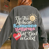God Is Good-Jesus Sweatshirt Aesthetic Christian Hoodie Women's Religious Shirt Bible Verse Shirt Christian Gifts, Sweatshirt, Hoodie