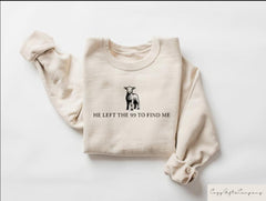 Retro Religious Sweatshirt, He Left the 99 Sweatshirt, Christian Comfy Sweatshirt, Bible Verse Sweatshirt, Christian Apparel, Faith Sweatshirt