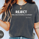 Comfort Colors� Pope Francis T-shirt, Pray For Pope Francis Vatican Catholic Tee, Liberal shirt, Religious Gift, Social Justice z32