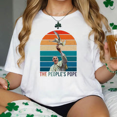 Pope Francis Shirt, The People's Pope Shirt, Vatican Catholic, Religious Gift, Commemorative Shirt, Christian Quote Tee, Gift for Him, Her