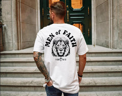 Personalized Men Of Faith Shirt, Aesthetic Christian Sweatshirt, Men's Religious Shirt, Bible Verse Merch Shirt, Christian Gifts For Him