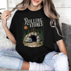Christian Easter Rolling Stones Shirt, Retro Easter Christian Jesus Shirt, Retro Since AD 33 Shirt, Jesus Christian Tee, He is Risen Shirt