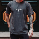 God Is Good T-Shirt for Men Christian T-Shirt Trendy Shirt Positive Shirt Oversized Shirt Oversized Tee