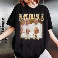 Pope Francis 1936 2025 Shirt, RIP Pope Francis Shirt, God Bless Pope Francis TShirt, God Bless Shirt, Christian Quote Shirt