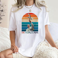 Pope Francis Shirt, The People's Pope Shirt, Vatican Catholic, Religious Gift, Commemorative Shirt, Christian Quote Tee, Gift for Him, Her
