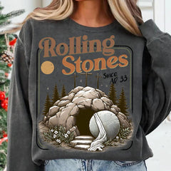 Christian Easter Rolling Stones shirt, Retro Easter Christian Jesus apparel, Easter shirt, Jesus Christian shirt, He is Risen apparel shirt