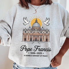 Pope Francis 1936�2025 Memorial Catholic Tribute Men Women Premium T-Shirt ,RIP Pope Francis Shirt, Faith Shirt