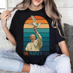 Pope Francis Shirt, The People's Pope Shirt, Vatican Catholic, Religious Gift, Commemorative Shirt, Christian Quote Tee, Gift for Him, Her