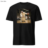 The pope basketball pose tshirt, Funny meme Pope Francis basketballing aura