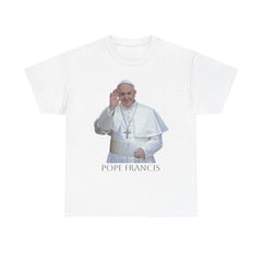 Catholic Pope Francis Tshirt, Religious Unisex Tee, Christian Apparel, Vatican Shirt, Faith Gift