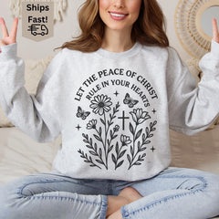 Aesthetic Christianity Sweatshirt, Woman of Faith Shirt, Bible Study Gift for Her, Cozy Religious Crewneck, Bible Quote Shirt