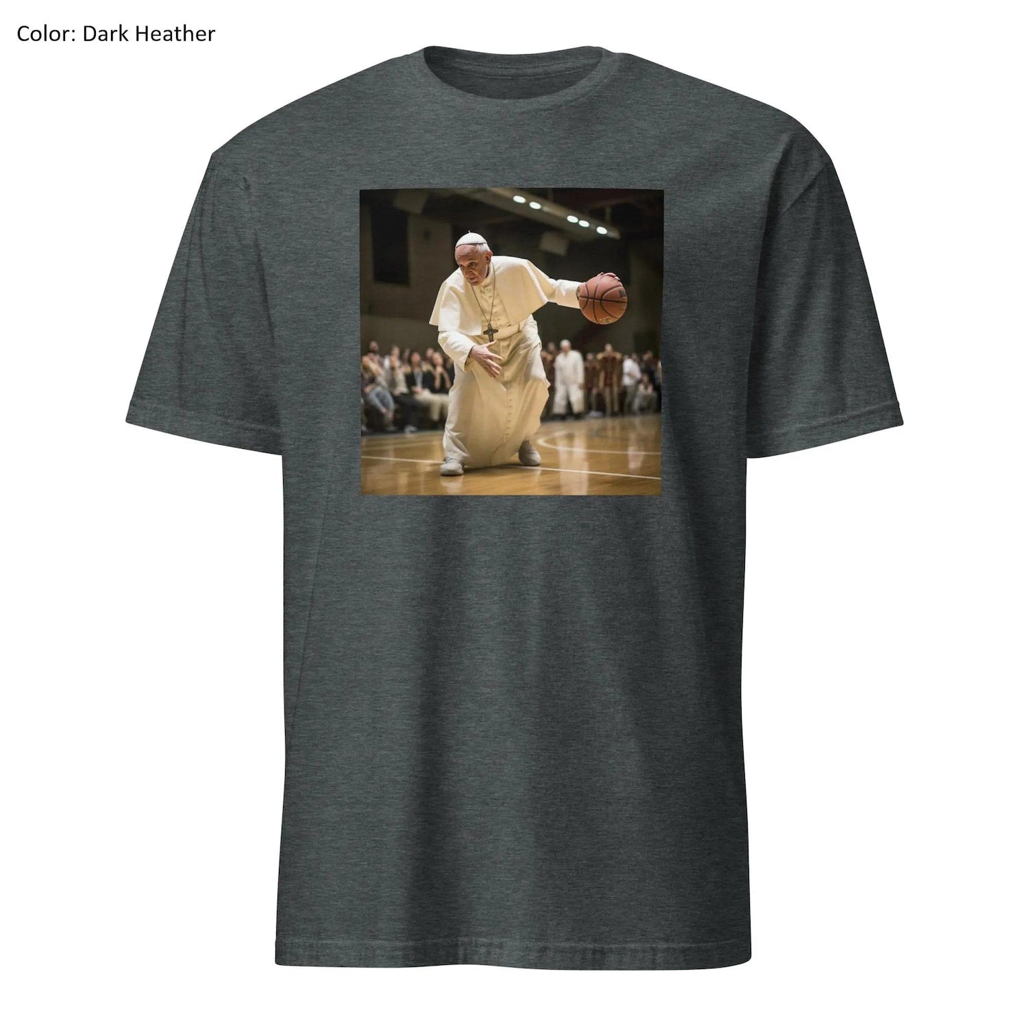 The pope basketball pose tshirt, Funny meme Pope Francis basketballing aura