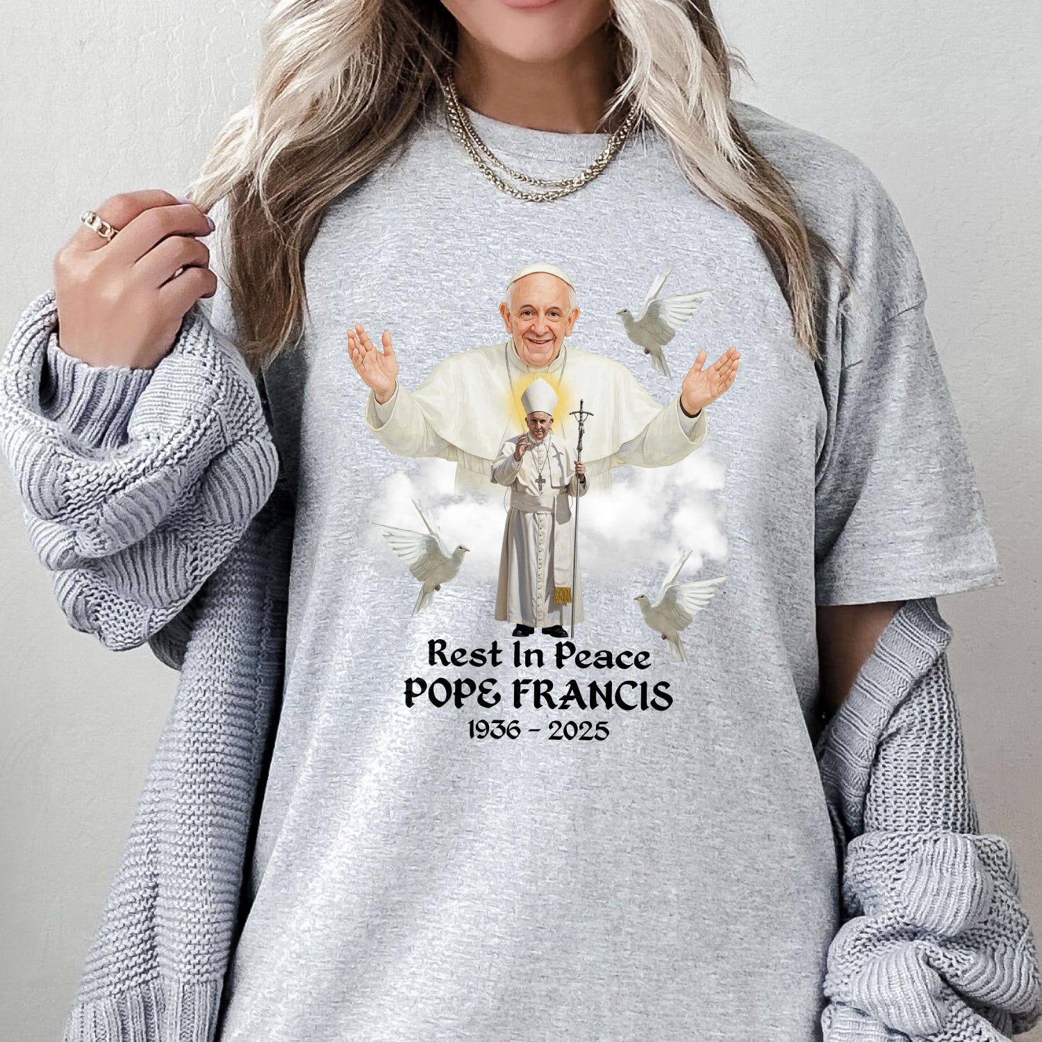 Pope Francis 1936 2025 Shirt, Pope Francis Rip Shirt, Rest In Peace Pope Shirt, Pray for Pope Francis Shirt, Catholic Tribute Shirt