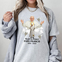 Pope Francis 1936 2025 Shirt, Pope Francis Rip Shirt, Rest In Peace Pope Shirt, Pray for Pope Francis Shirt, Catholic Tribute Shirt