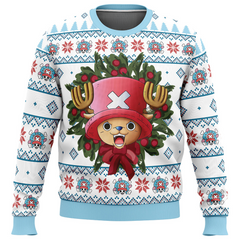 Happy Tony Tony Chopper One Piece Ugly Christmas Sweater