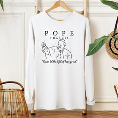 Pope Francis Shirt - Catholic T Shirt, Inspirational Faith Apparel, Religious Gift, Christian Clothing, Modern Pope Design