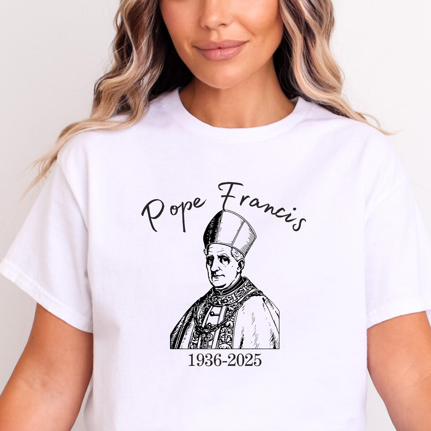 RIP Pope Francis, Pope Francis Shirt, Pope Francis 1936-2025, Rememberance Shirt, Rest In Peace Shirt, Pope Francis Tribute Shirt