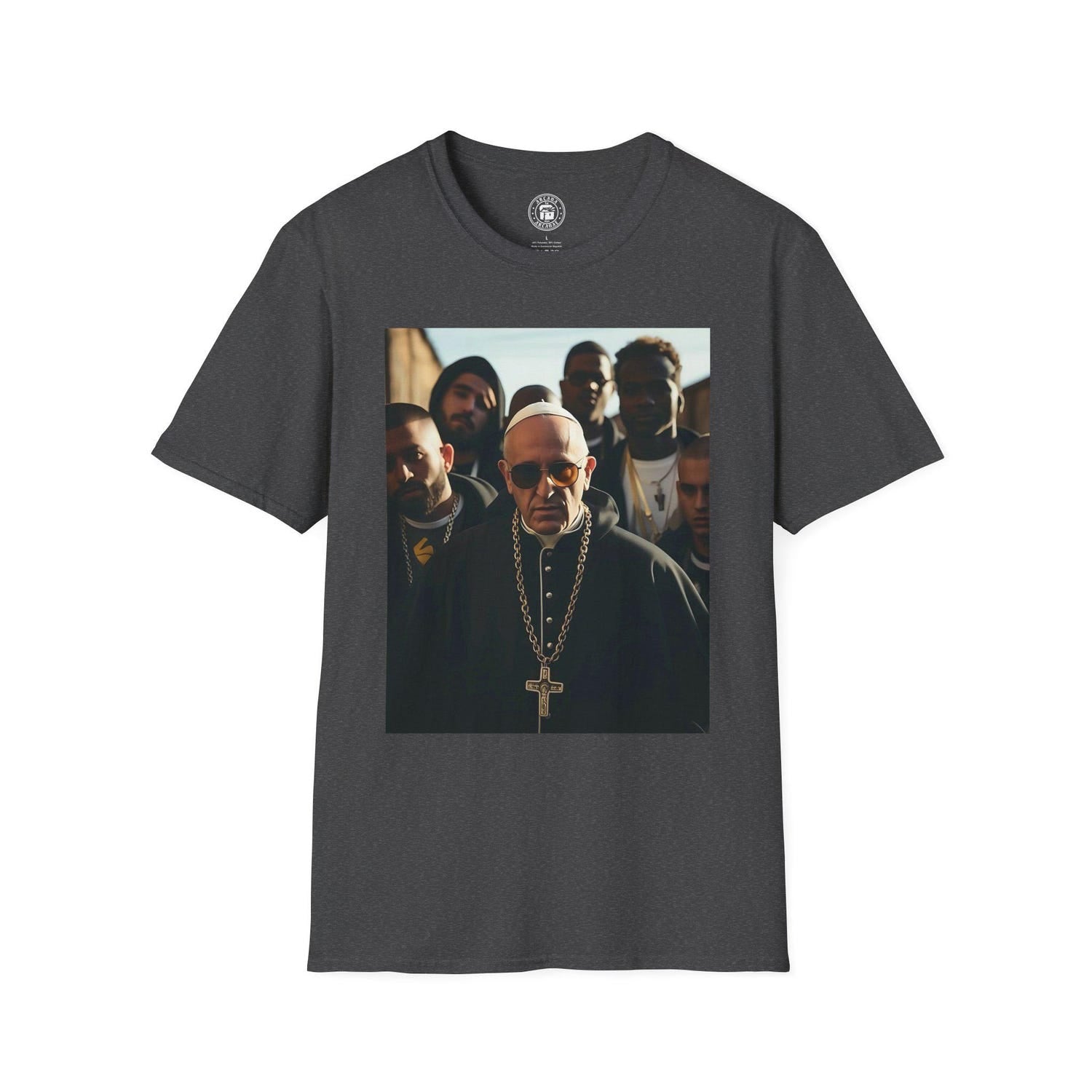Pope Francis T-shirt, Vatican Catholic Vicar of Christ Cool Saintwave Tee Humorous Joke Funny Inappropriate Silly Meme Trendy Unisex T-shirt