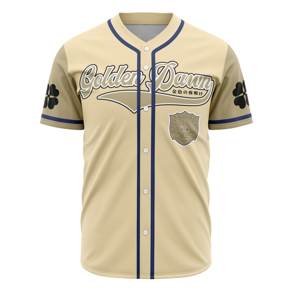 Golden Dawn Black Clover Baseball Jersey